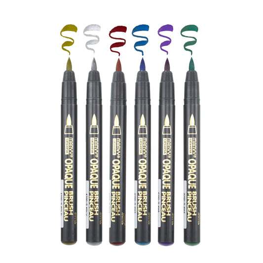 Opaque Brush Marker (Metallic Colors)
