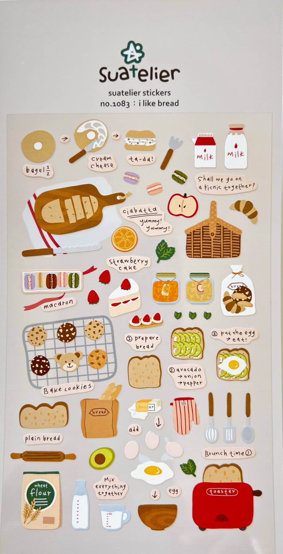 I LIKE BREAD STICKERS