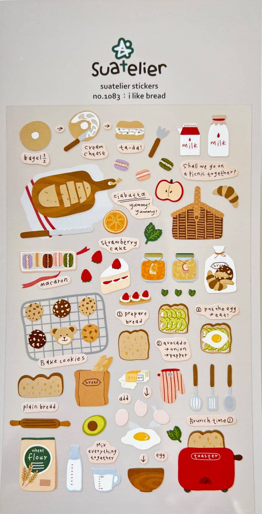 I LIKE BREAD STICKERS