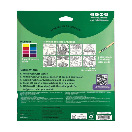 Scenic Hues: D.I.Y. Watercolor Art Kit - Forest Adventure
