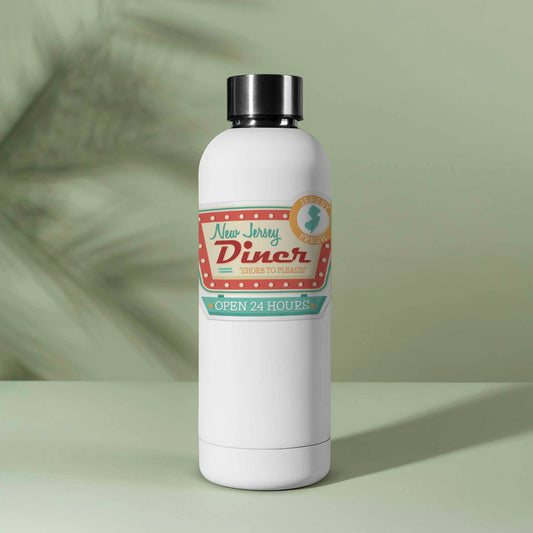 New Jersey Diner Sticker - Retro NJ Decals for Hydroflask