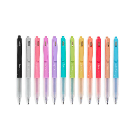 Oh My Glitter!: Retractable Glitter Ink Gel Pens (Set of 12)