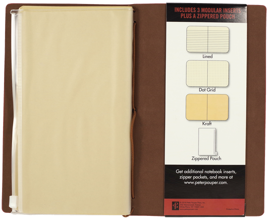 Burgundy Voyager Notebook