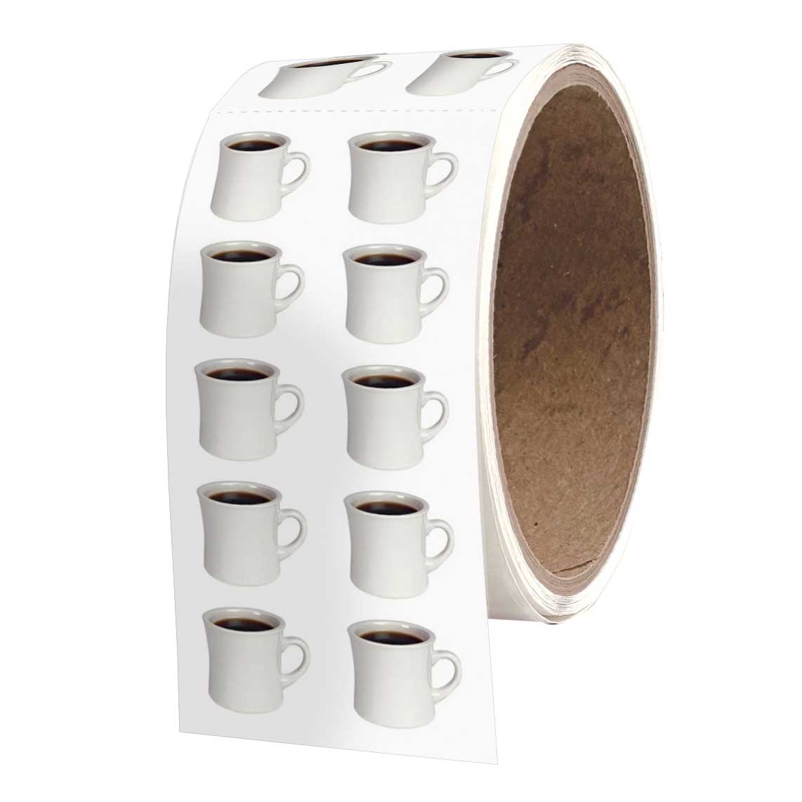 Coffee Cups 2x4 Sticker Sheet