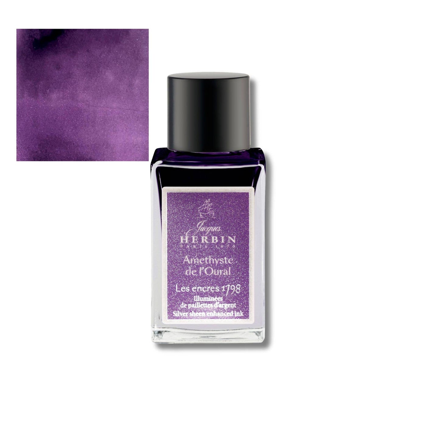 NEW! Herbin 1798 Anniversary Inks w/ Silver Shimmer - 15ml
