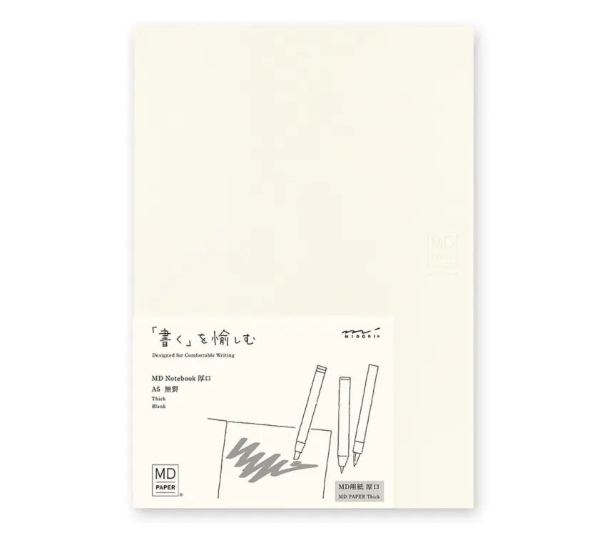 MD NOTEBOOK THICK A5 BLANK A