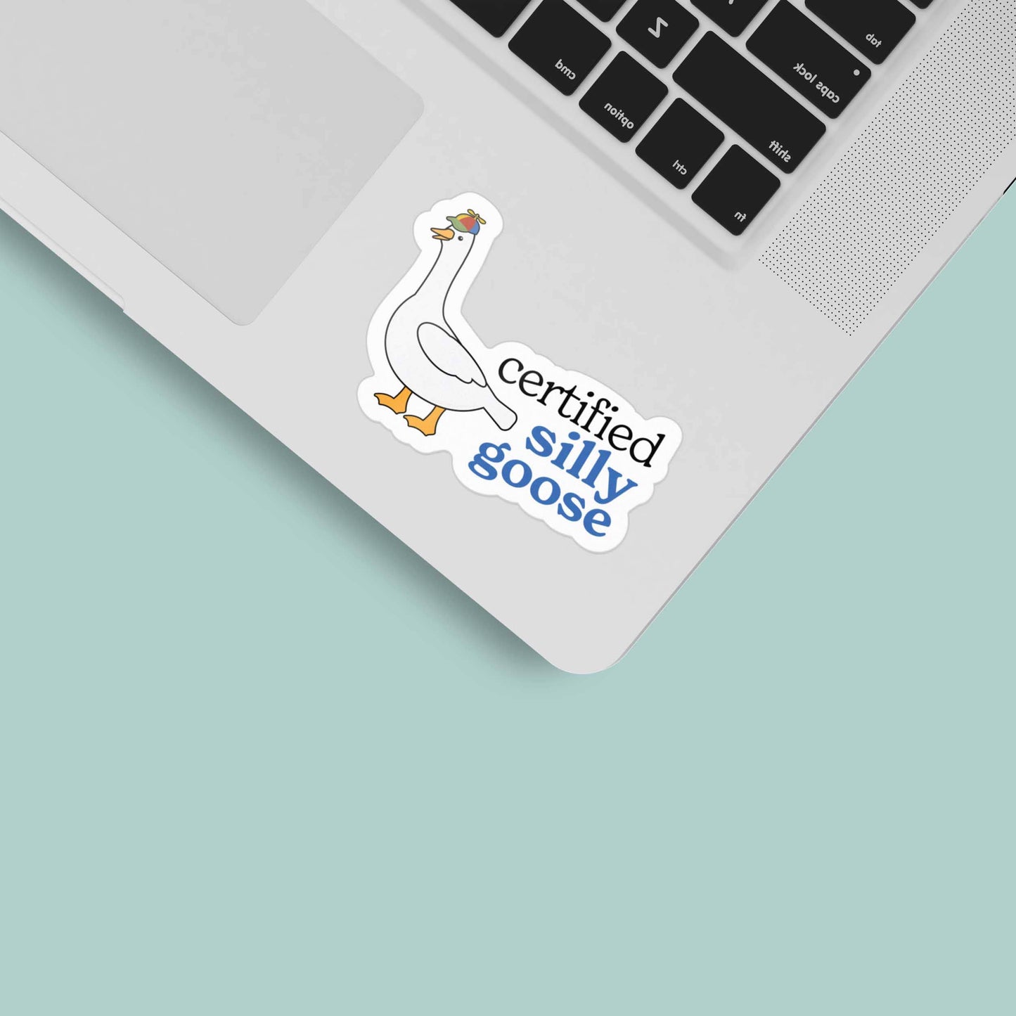 Certified Silly Goose Sticker for Tumbler - Funny Meme Decal