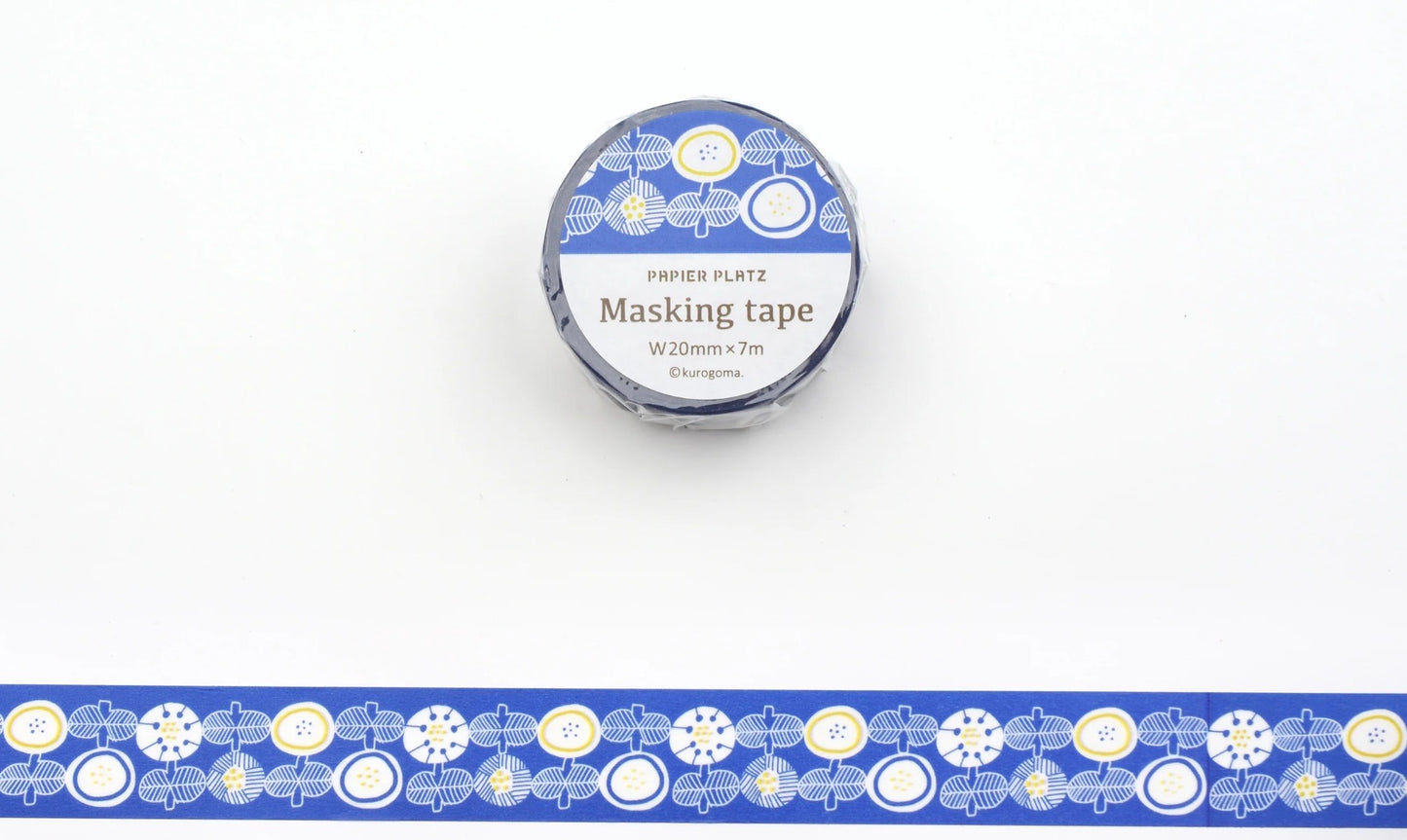 Papier Platz x Kurogoma - Stone Mill Flower Masking Tape