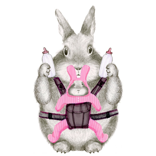 Mom Bunny Card