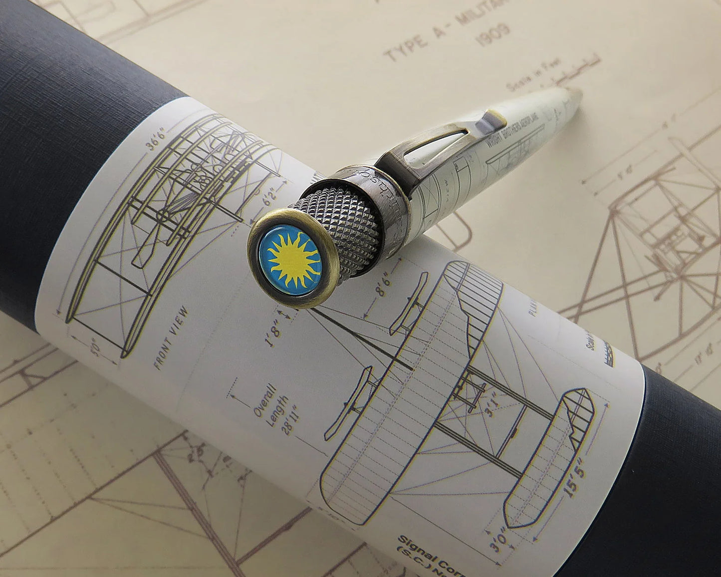Retro 51 - Smithsonian Wright Brothers Aeroplane Rollerball Pen