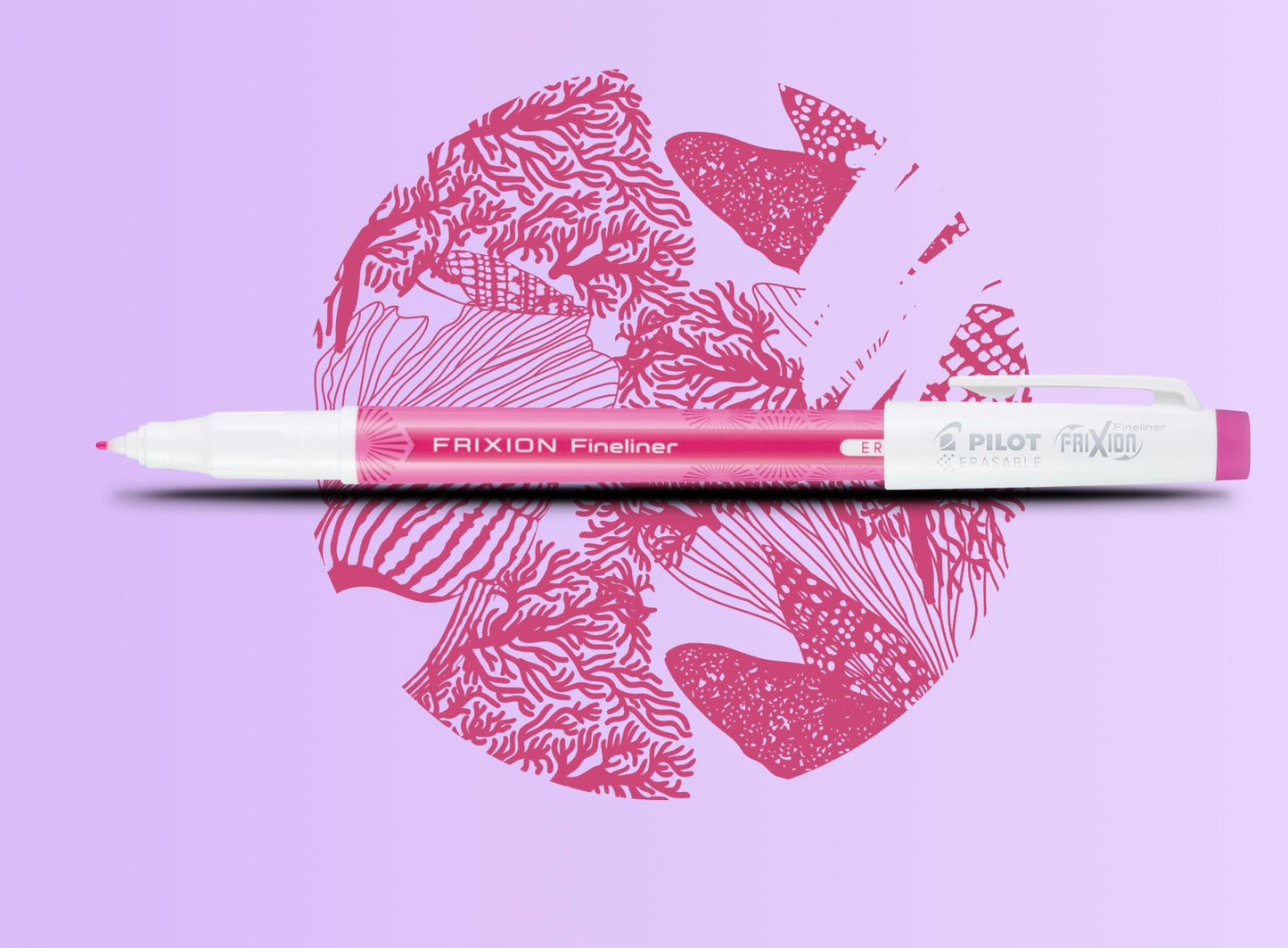 Frixion Fineliner Erasable Marker Pen (12pk)