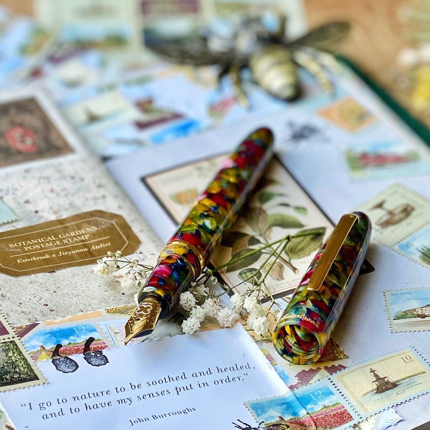 Esterbrook Botanical Garden Pen (Gold, Converter)
