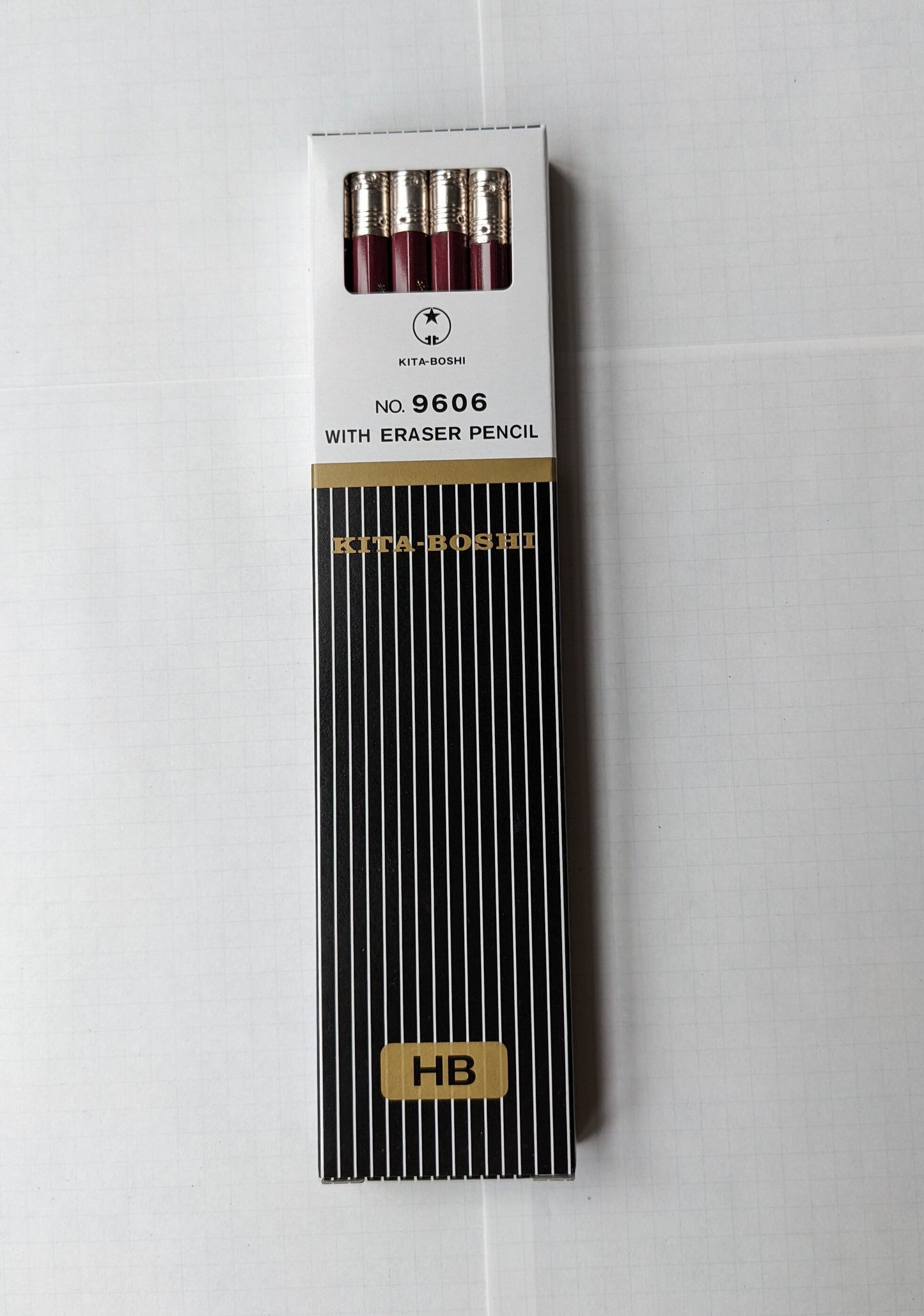 12 pencils - HB with eraser