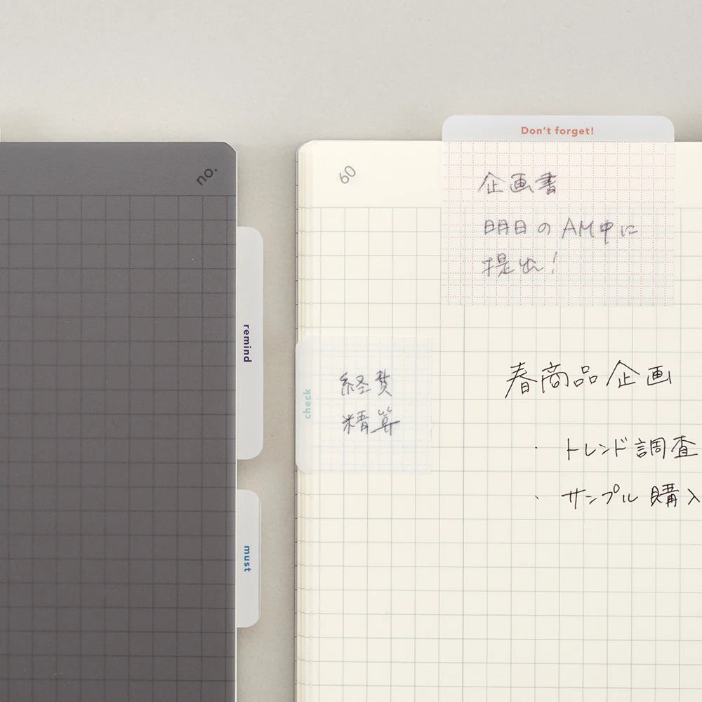 isshoni. Film Index Sticky Notes Large - Red