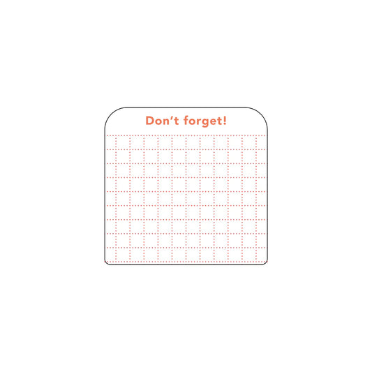 isshoni. Film Index Sticky Notes Small - Red