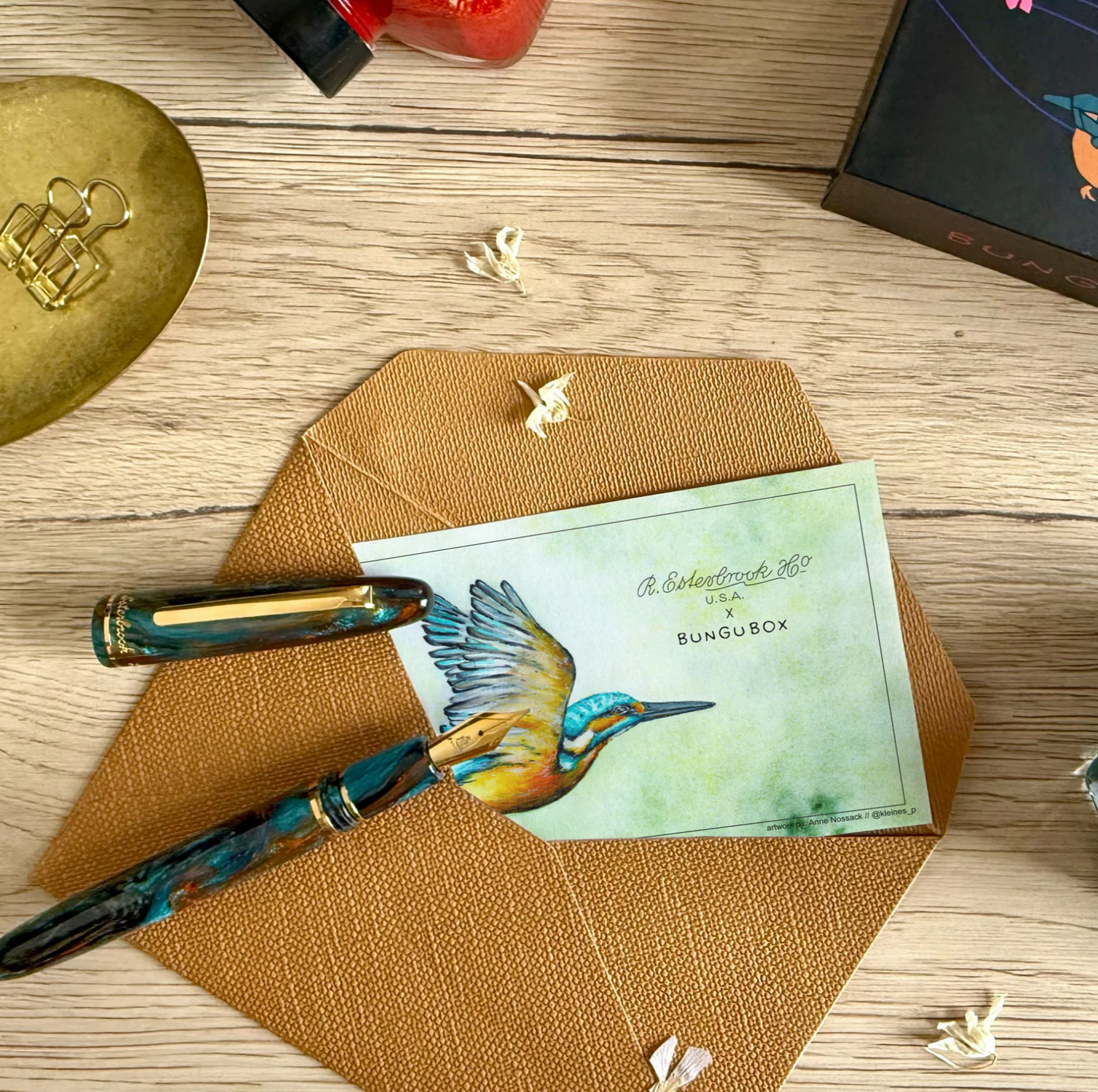 Esterbrook x BUNGUBOX Kingfisher Edition Blotter Paper