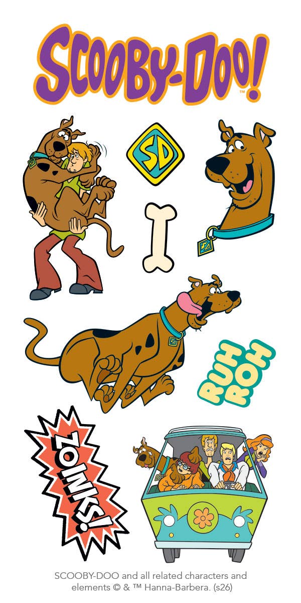 Decorative Stickers - Scooby Doo -Officially Licensed