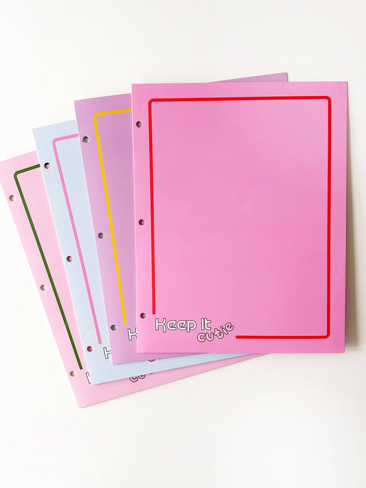 Pocket Folders - Pinstripe Collection