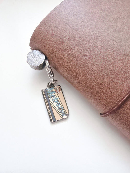Kuboandlucy x Idiot Sandwich | Metro Card Enamel Charm