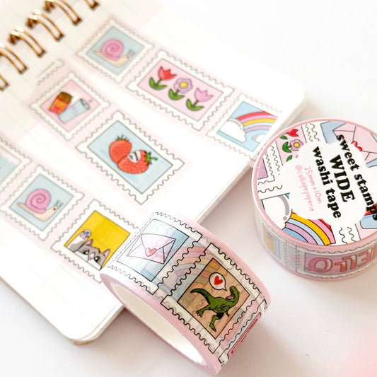 Sweet Stamps Wide Washi Tape