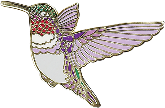Hummingbird Enamel Pin