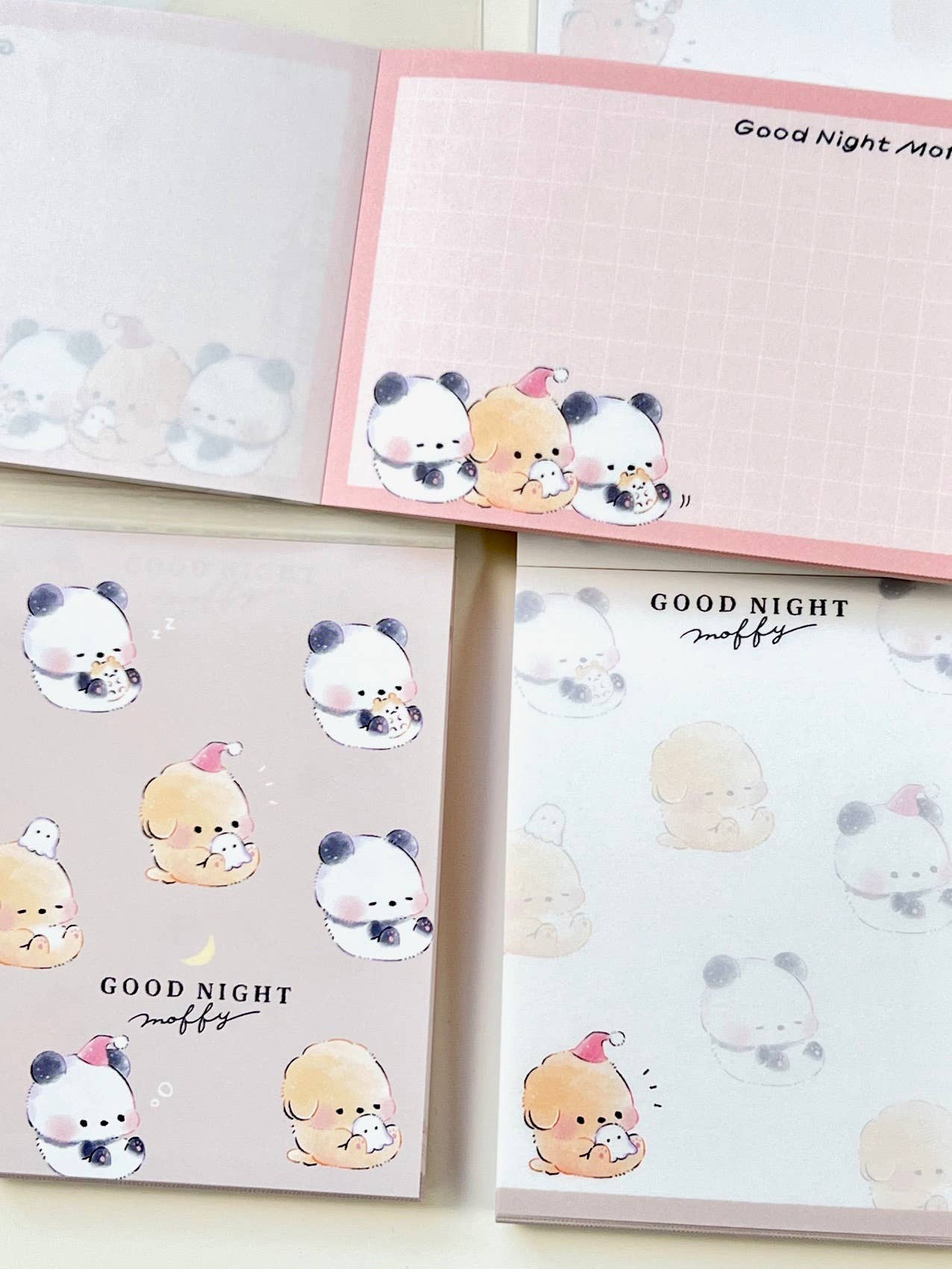 Kamio Panda Duck Good Night Mini Notepad