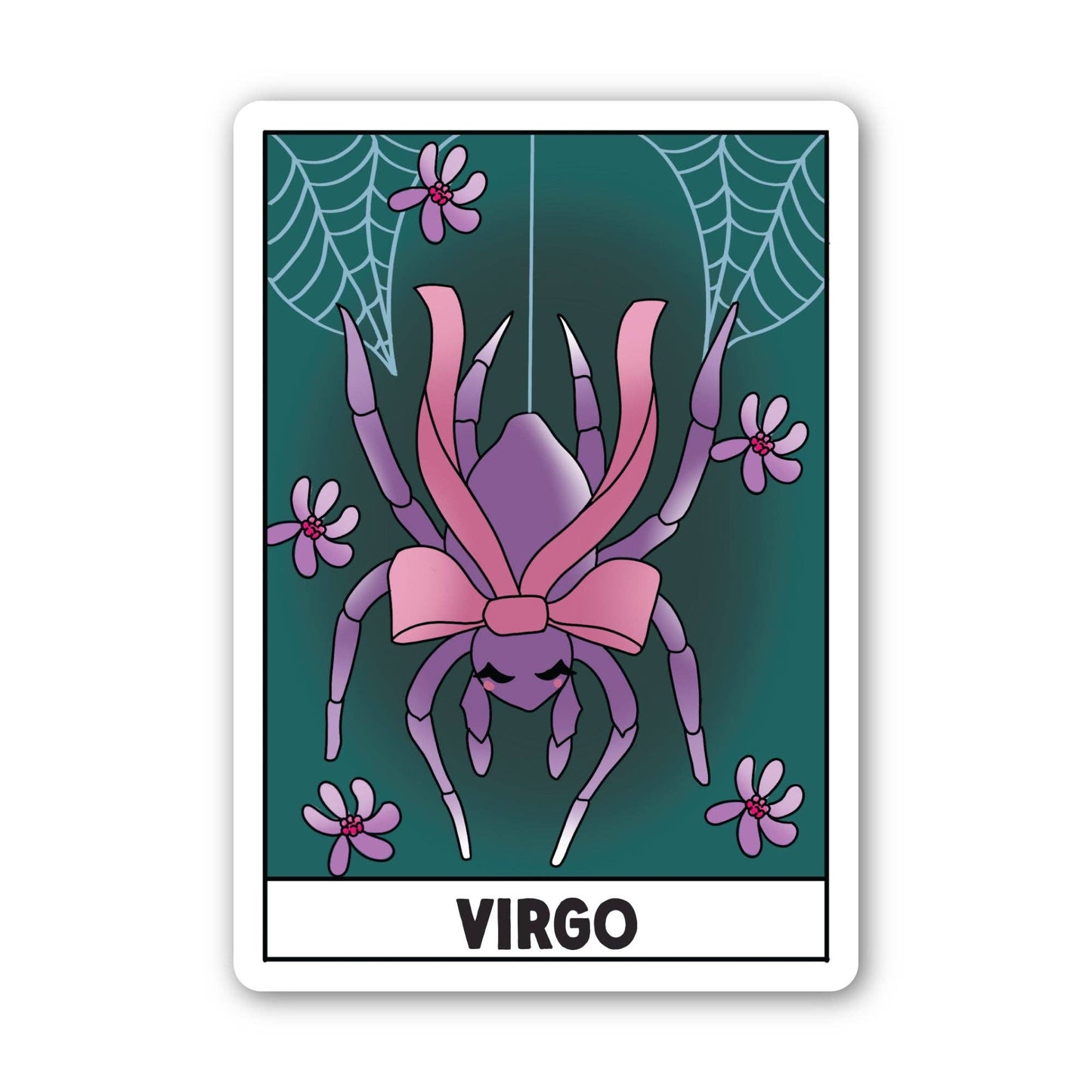 Virgo Zodiac Tarot Card Sticker
