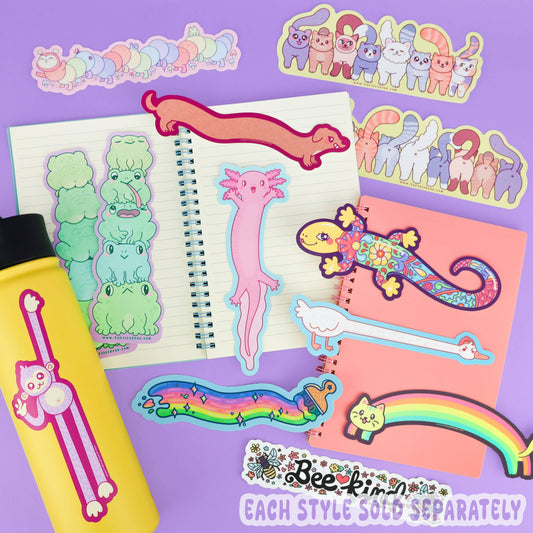 Funny Cat Butts Kitty Decal Long Vinyl Sticker