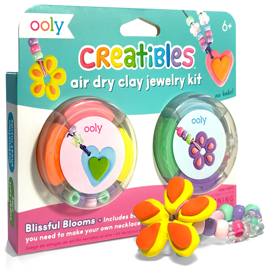 Creatibles: Air Dry Clay Jewelry Kit - Blissful Blooms