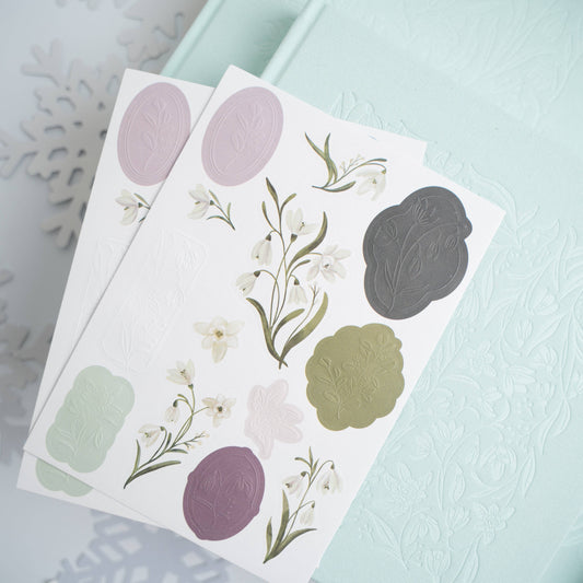 Snowdrops Sticker Set