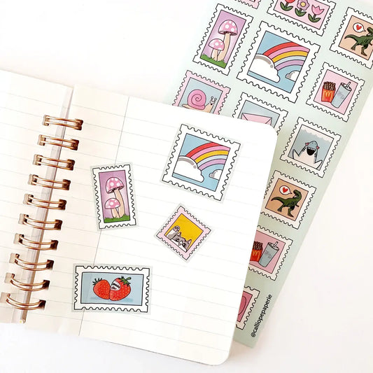 Sweet Stamps Clear Sticker Sheet