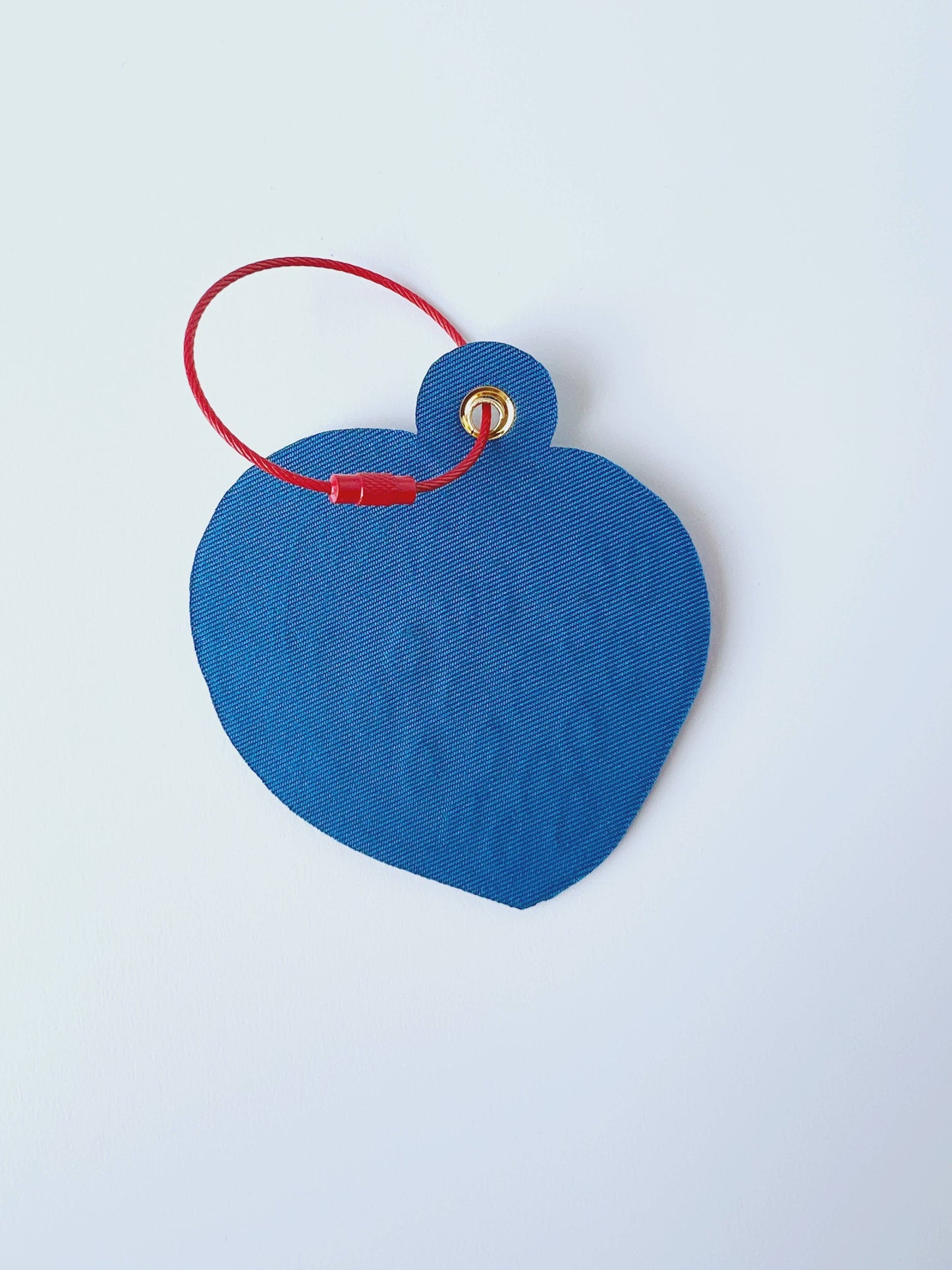 Strawberry bag charm keychain