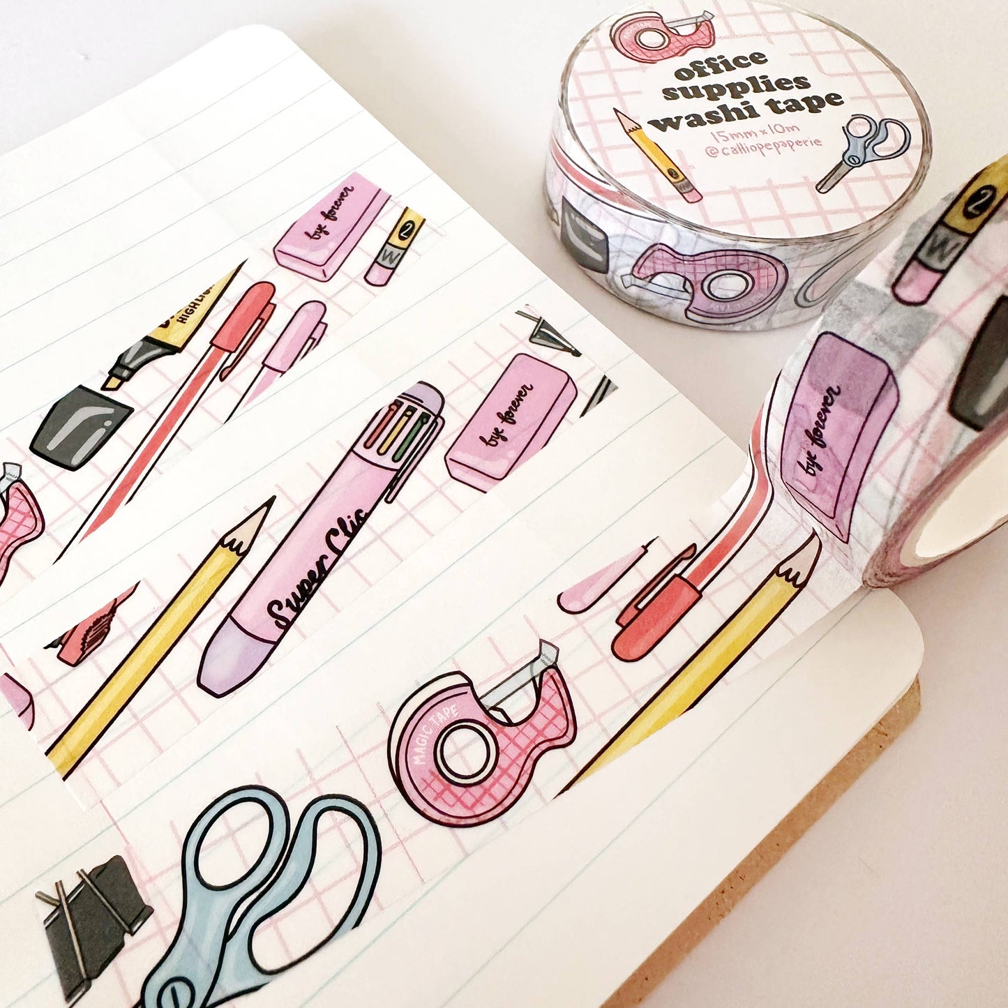 Office Supplies Washi Tape