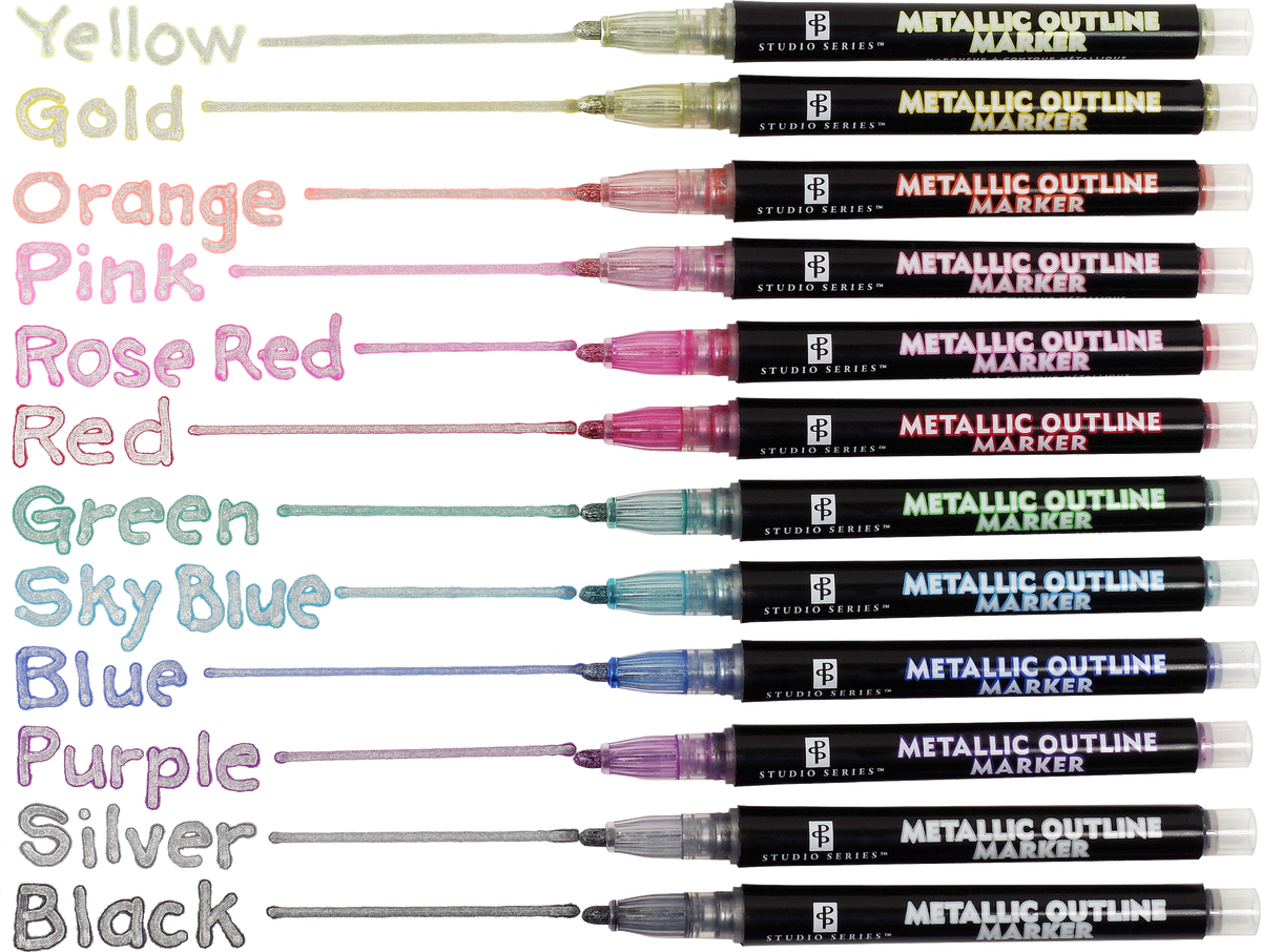 Studio Series Metallic Outline Markers