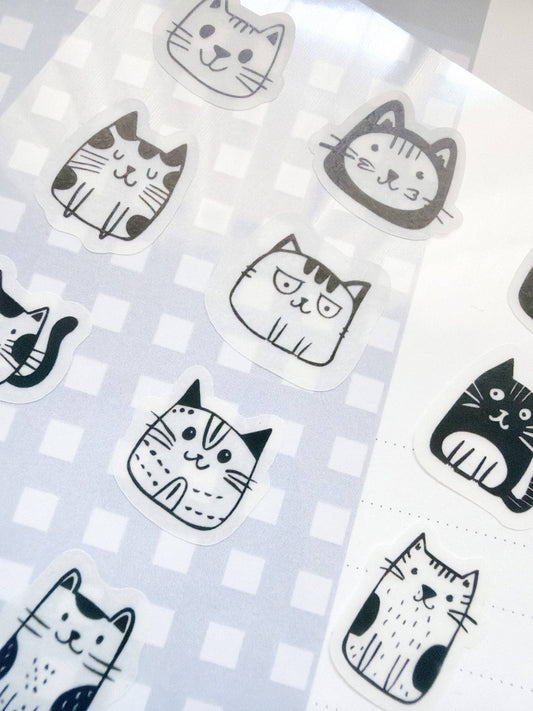 Kuboandlucy Stationery Co | Happy Cats Sticker Sheet