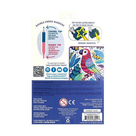 Color Layers: Double-Ended Layering Markers (Set of 8)
