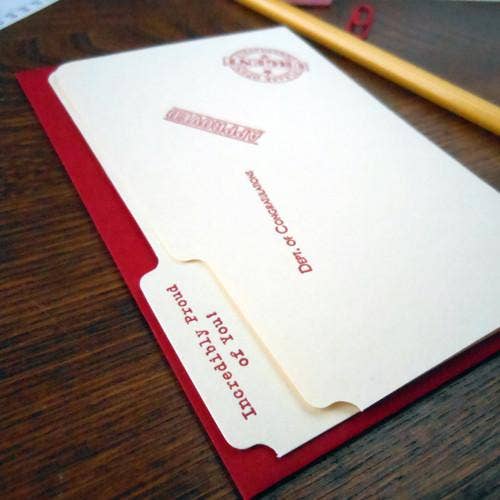 Congrats Manila Folder