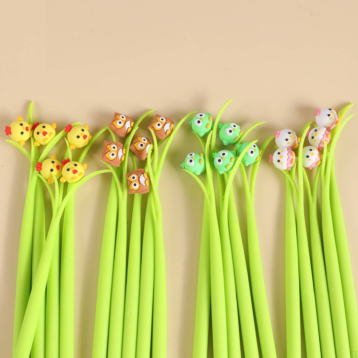 LEAVES BIRDS GEL PEN