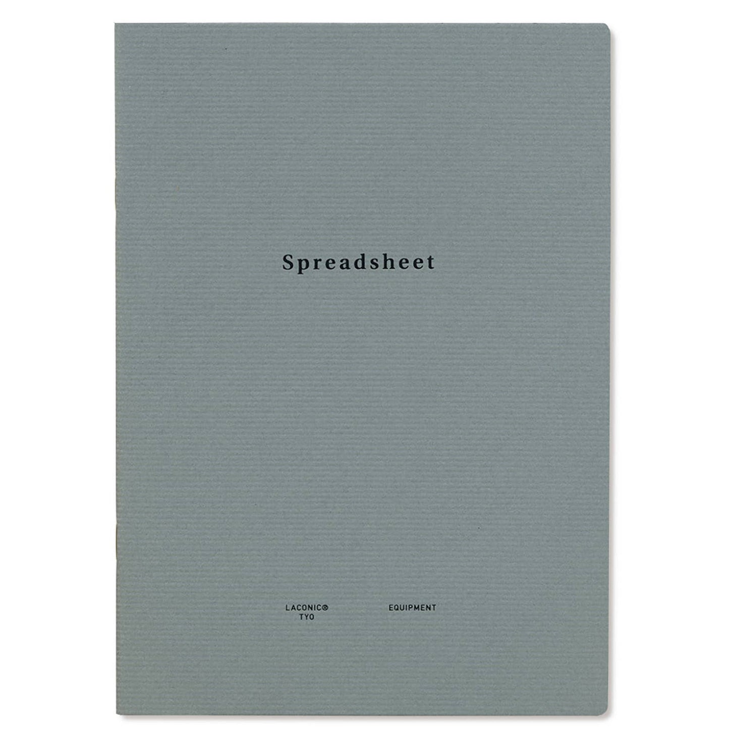 LACONIC STYLE NOTEBOOK SPREADSHEET