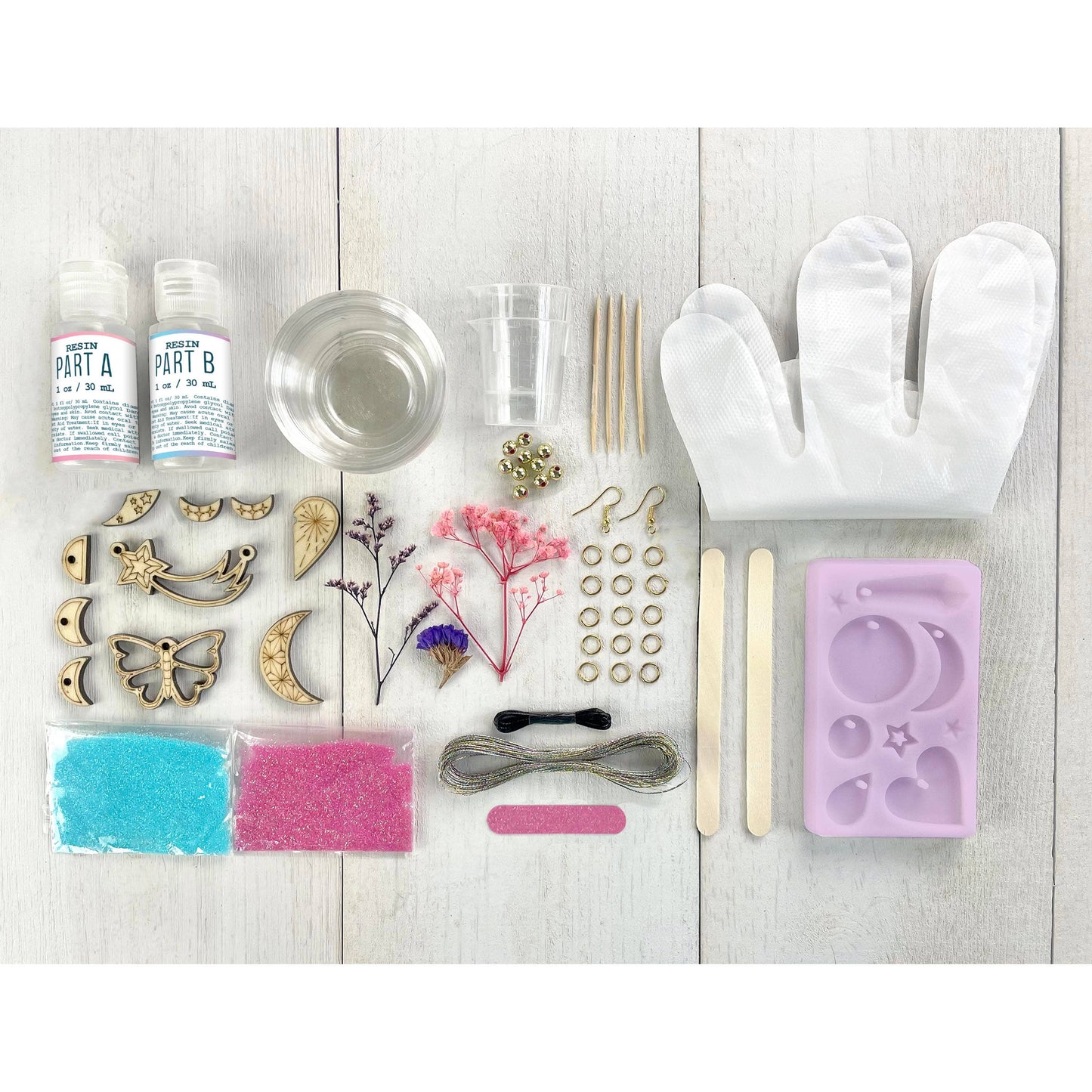 Wish*Craft Wood + Resin Charm Jewelry