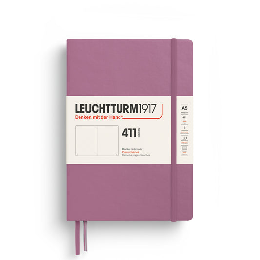 Notebook Medium (A5), Hardcover, 411 numbered pages