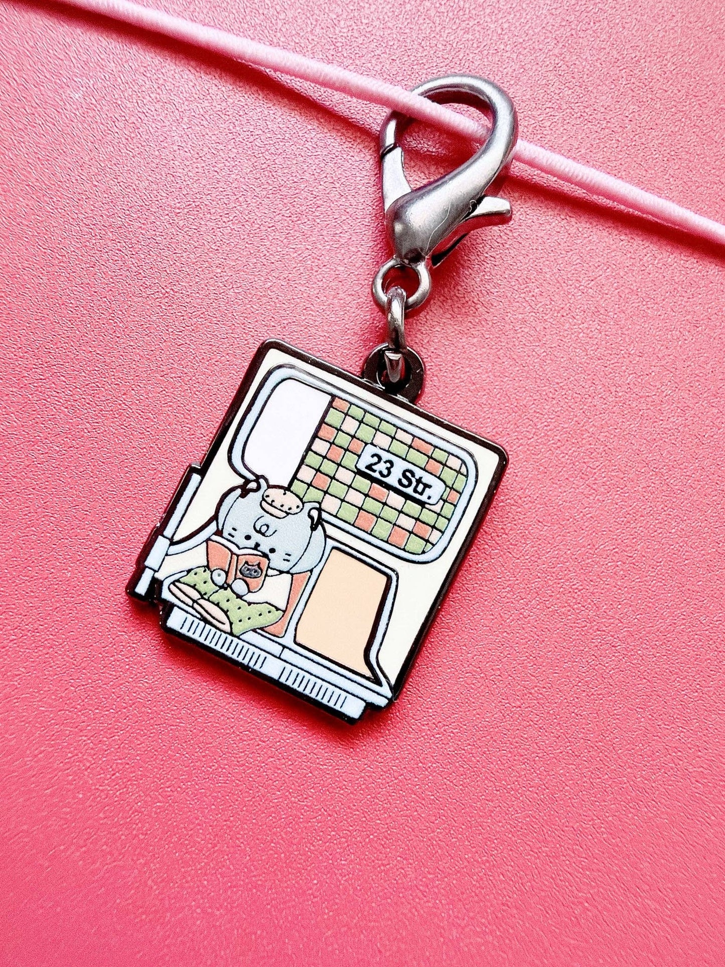 Kuboandlucy x Idiot Sandwich | 23rd Street Enamel Charm