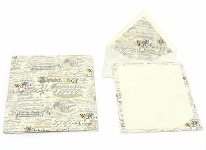 Portfolio Writing Sheets, Note Cards, Italian Stationery
