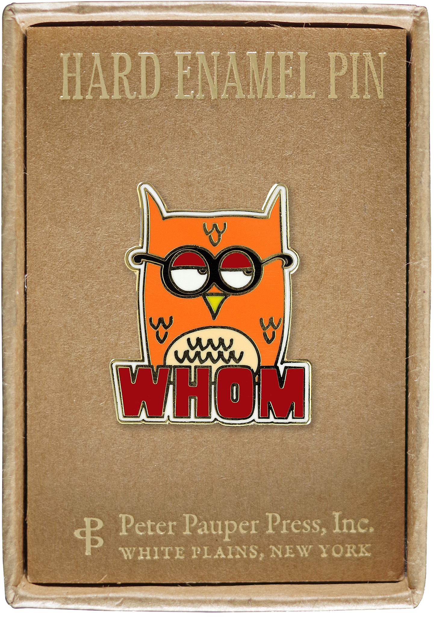 Whom Owl Enamel Pin