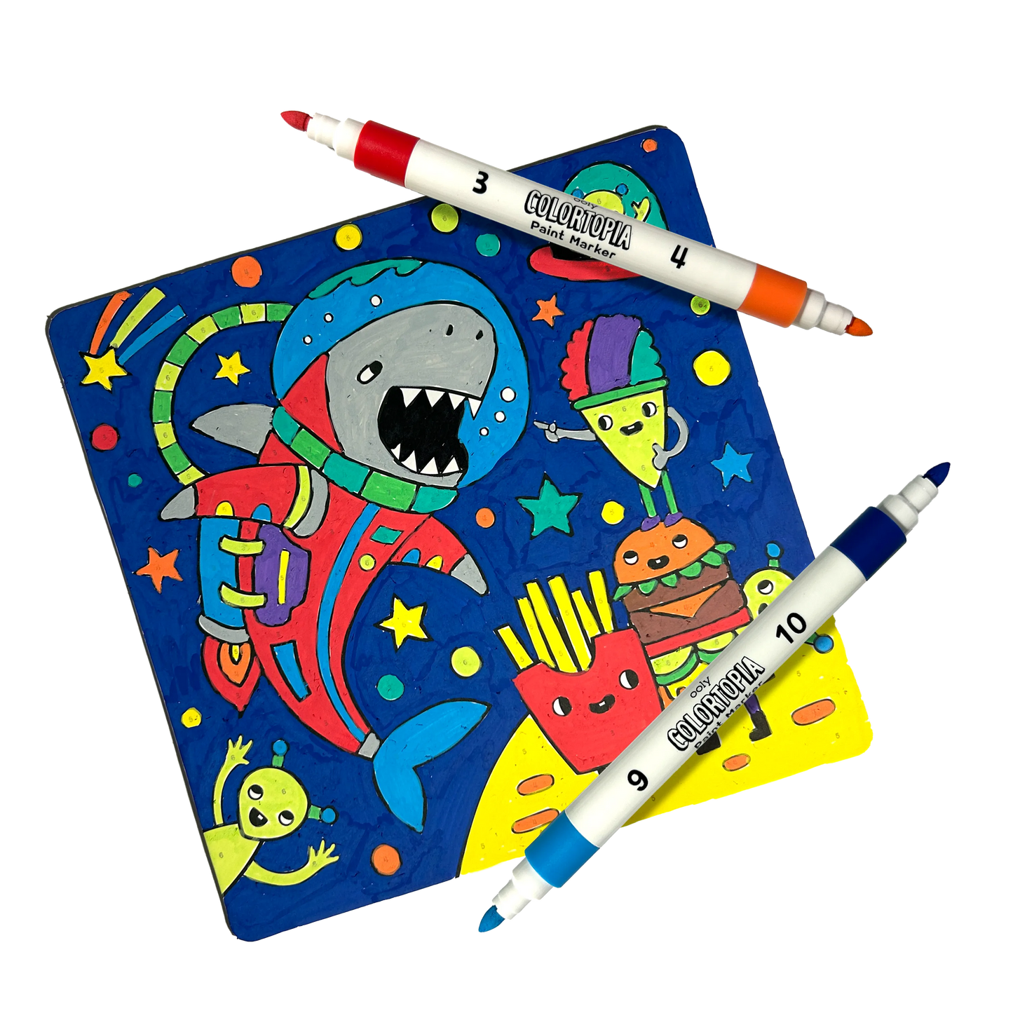Colortopia: Paint Marker By Number Kit (Epic Adventures)