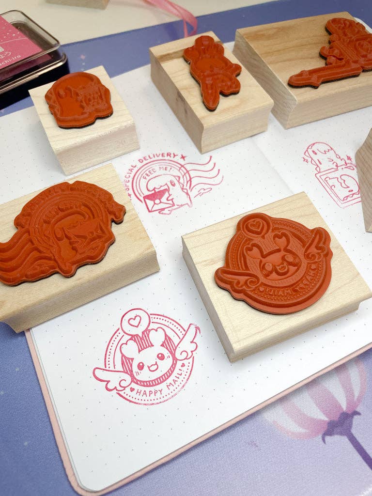 Parcel Wooden Stamp