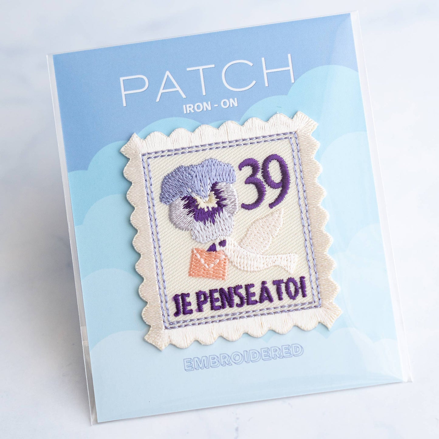 Vintage Stamps Patches - Iron on Patch