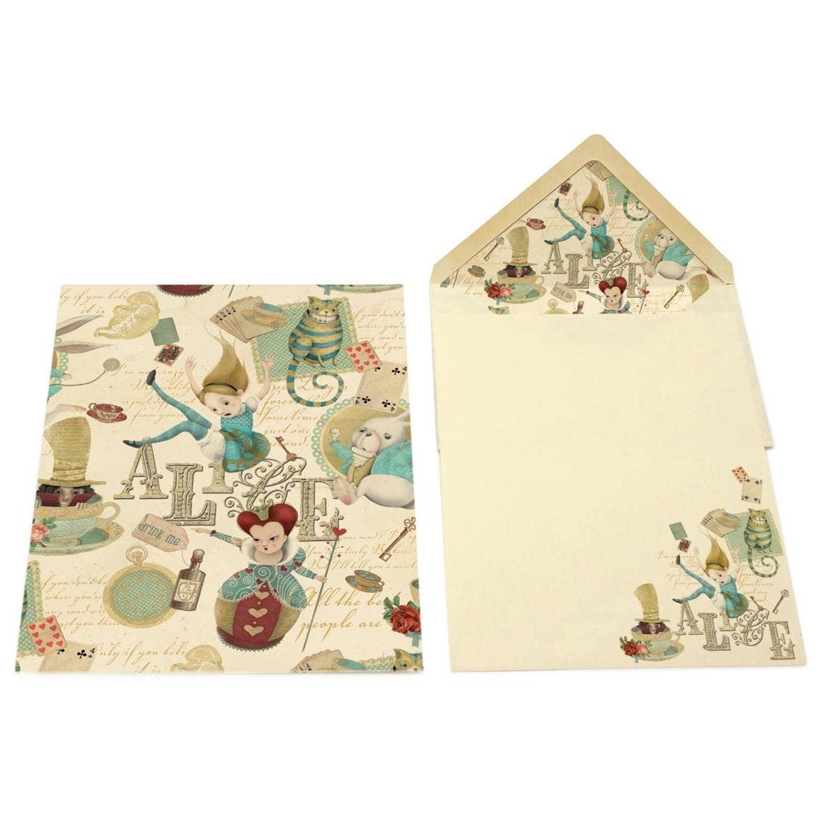 Portfolio Writing Sheets, Note Cards, Italian Stationery