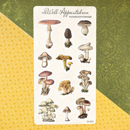 Mushroom Forager Sticker Sheet