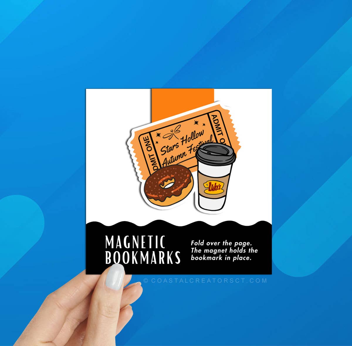 Gilmore Girls Fall Festival Magnetic Bookmark